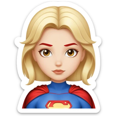super girl sticker
