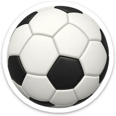 balon de futbol partido sticker
