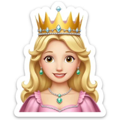 glinda the good crown sticker