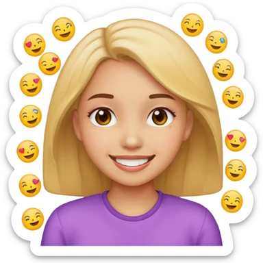 Emojis girlis sticker