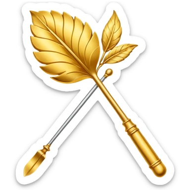 eleganter pfeil in gold der nach oben zeigt für wachstum sticker