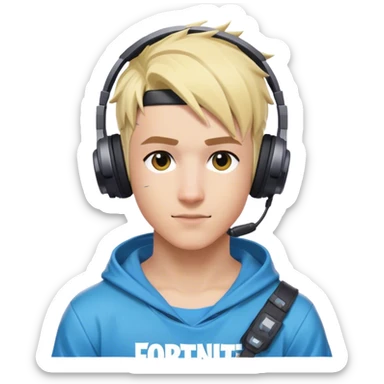 tyler ninja blevins from fortnite sticker