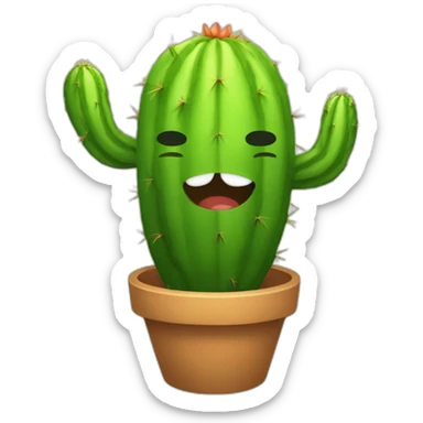 god cactus god sticker