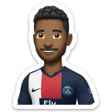 Joueur de FooTball Sri Lankais au Psg sticker