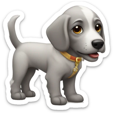 perro volador sticker