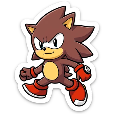 shadow the hedgehog sticker