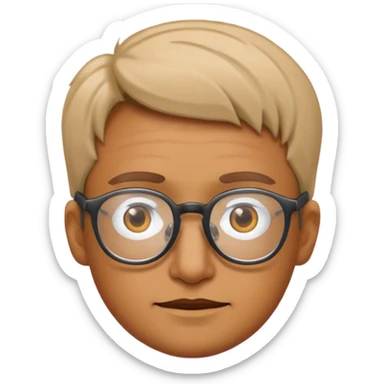 el ile gözlük sticker