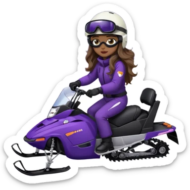 purple snowmobile, me Sitting on snowmobile goggles and helmet not covering my face brown eyes long wavy hair white skin dark purple formula 1995 snowmobile change sled color dark purple and white not yellow Snowmobile helmet and goggles, not on my face pants black no glasses on my face previous one sticker