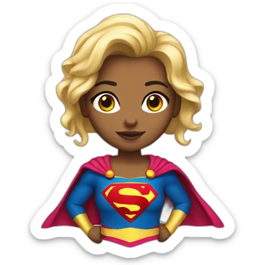  super girl sticker