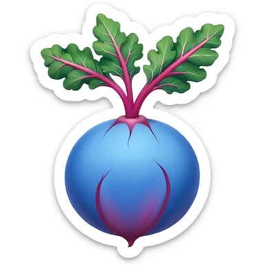 blue radish sticker
