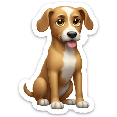 dog with 20 legs  sticker