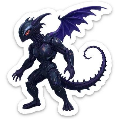 Venom-Xenomorph-Darkrai-Genesect-fusion  sticker