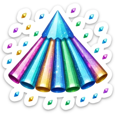 Sparkling glitter  sticker