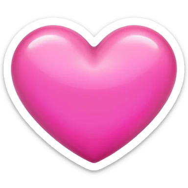 Corazón rosa sticker