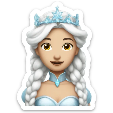 fairy-tale Snow Queen sticker
