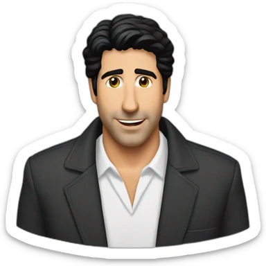 Ross geller sticker