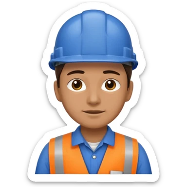 factory worker sticker