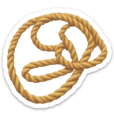 Rope lasso  sticker