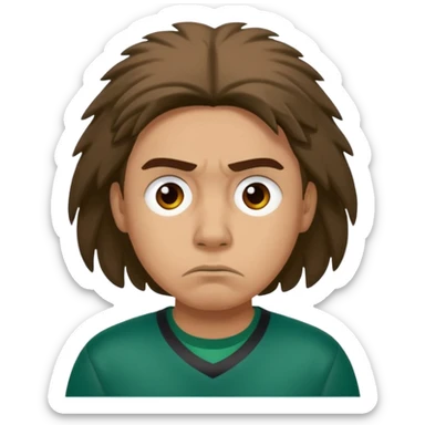 An Eagles fan who is sad sticker