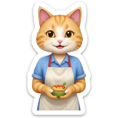 -night-market-vendor-cat sticker