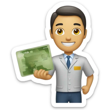 visa services sticker