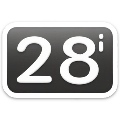 “Create an emoji-style graphic with the date ‘18th Jan’ written in bold, clear text, centered on a simple, colorful background. sticker