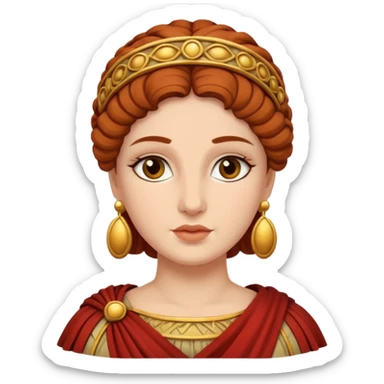 ancient roman women sticker