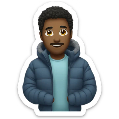 winter dating sticker