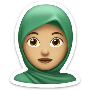 mujer musulmana sticker