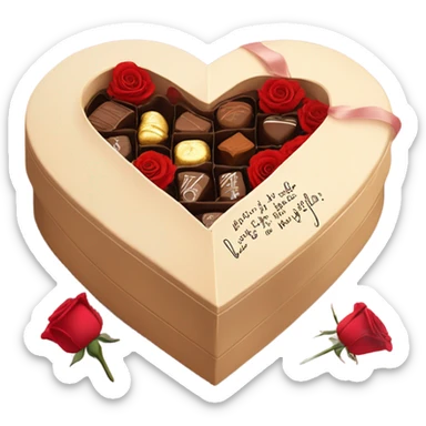 Valentine gift sticker