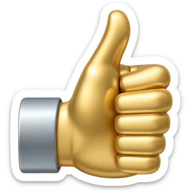 👍 and 👎 combined together sticker