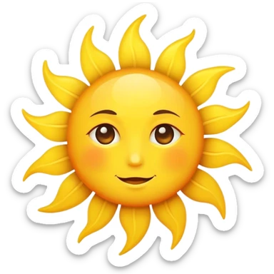 Sun  sticker