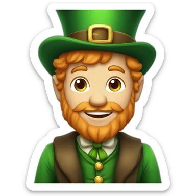 Leprechaun sticker
