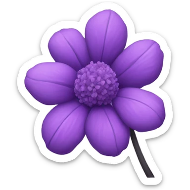 Purple flower aesthetic sticker