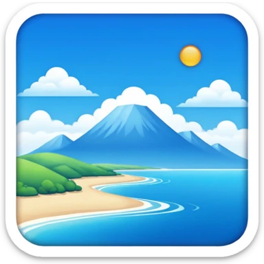 Bright sun shining in clear sky sticker