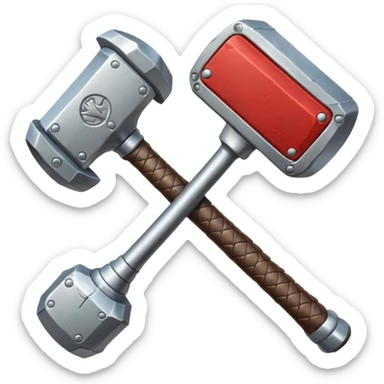 hammer of thor sticker