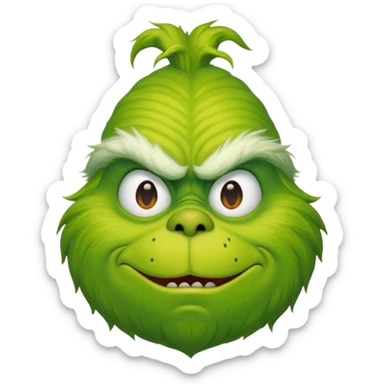 Grinch sticker