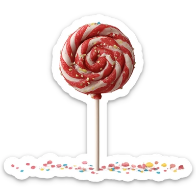 Remove the background, keep the lollipop on a transparent background. sticker