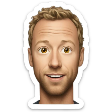 Chris Martin sticker