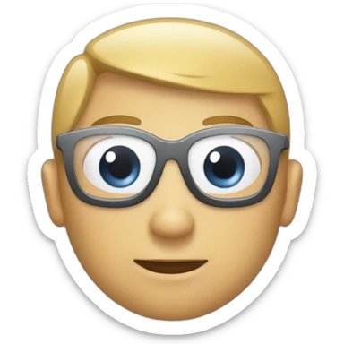 A person who we can see is face and who’s using a computer  sticker