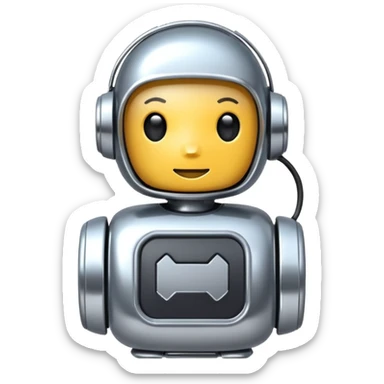 pricetag on digital bot logo sticker