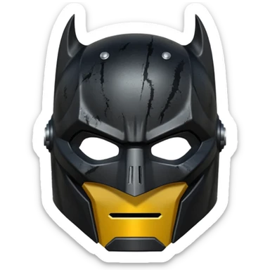 Dark Knight helmet sticker