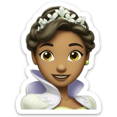 tiana from princces and frog sticker