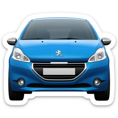 peugeot 208 2014 sticker