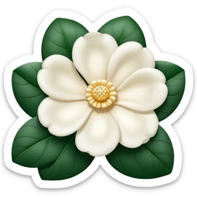 Chanel camellia flower, delicate and classic sticker