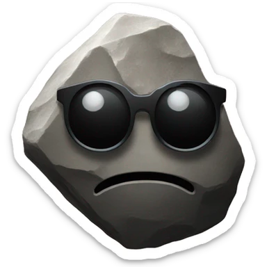 Asteroid in a rock band sticker
