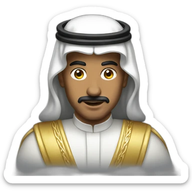 King of Saudi Arabia sticker