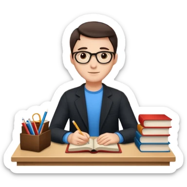 Study (not person) sticker