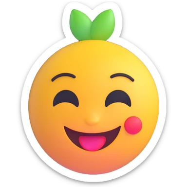 motivational emoji, simple and cheerful sticker