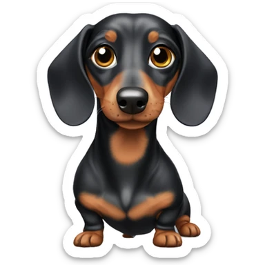 Dapple Dachshund  sticker
